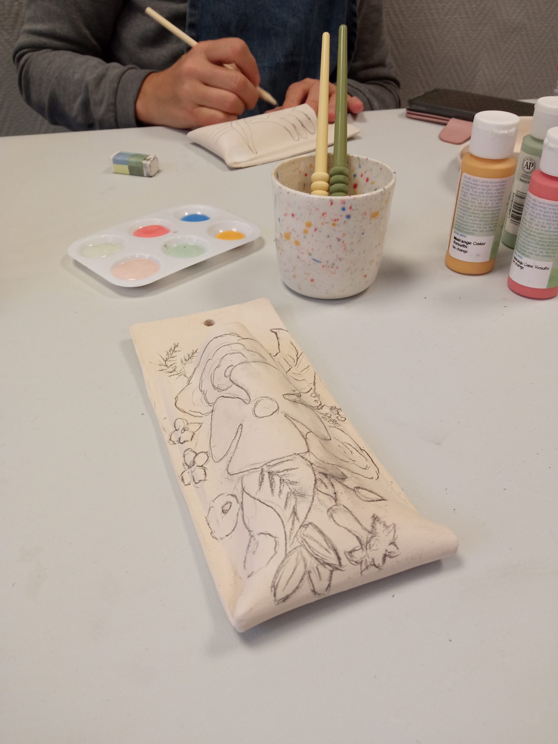 Carte cadeau Atelier peinture sur céramique