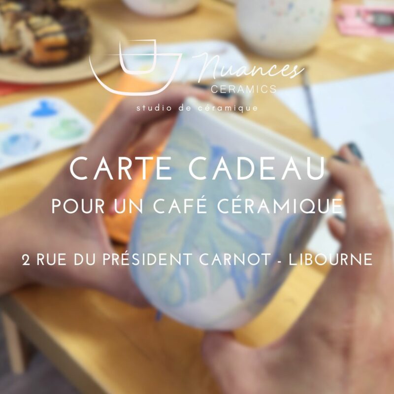 Carte cadeau Café céramique